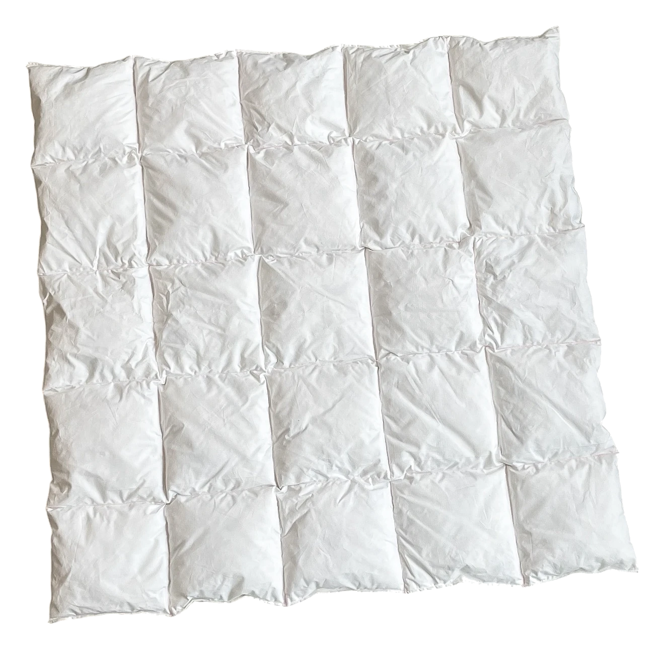 kremova-deka-prosivana-do-kostek-2 Péřové prošívané deky: Prošívaná deka do kostek, letní, náplň Exklusive, sypka Exklusive | 140 x 200 | Krémová