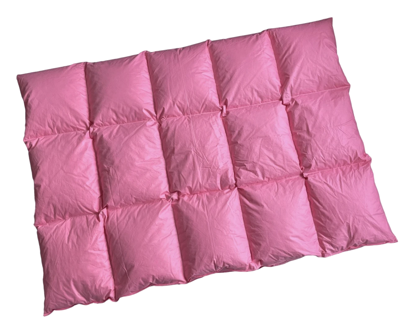 ruzova-deka-prosivana-do-kostek Dětsk&aacute; peřina: Peřinka bez pro&scaron;&iacute;v&aacute;n&iacute;, celoročn&iacute;, n&aacute;plň Premium, sypka Premium, rozměr 100 x 130cm | Růžov&aacute;
